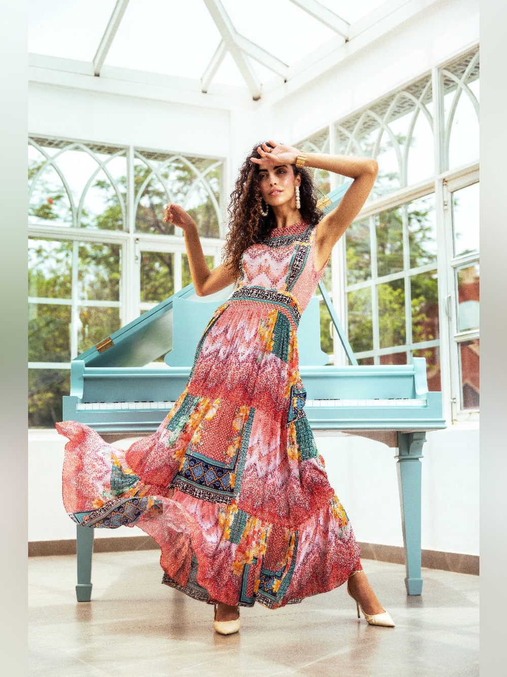 Bhanuni by Jyoti Anthropologie Alessandra Maxi Dress